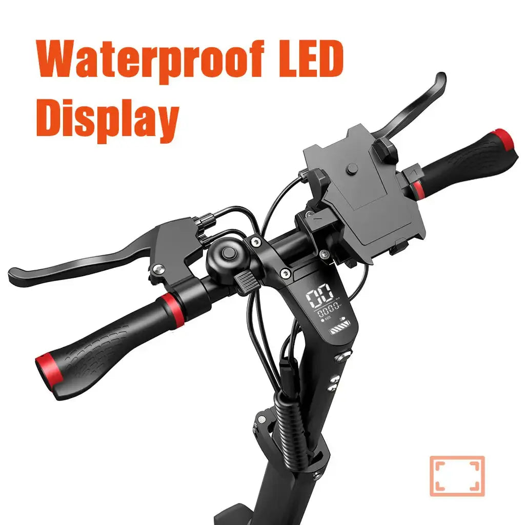 C1 Pro Faltbarer Elektroroller | Mit Kissen | Batterie 48V/13Ah | Reichweite 45km | Hochwertiger Elektroroller für Erwachsene | LED-Anzeige Aran Shop