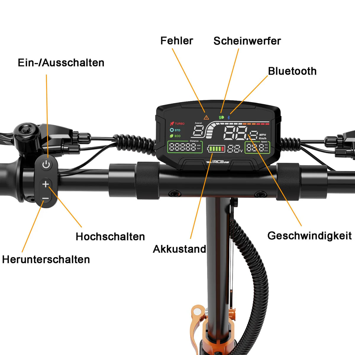 RCB D7 PRO ABE Elektroroller Aran Shop