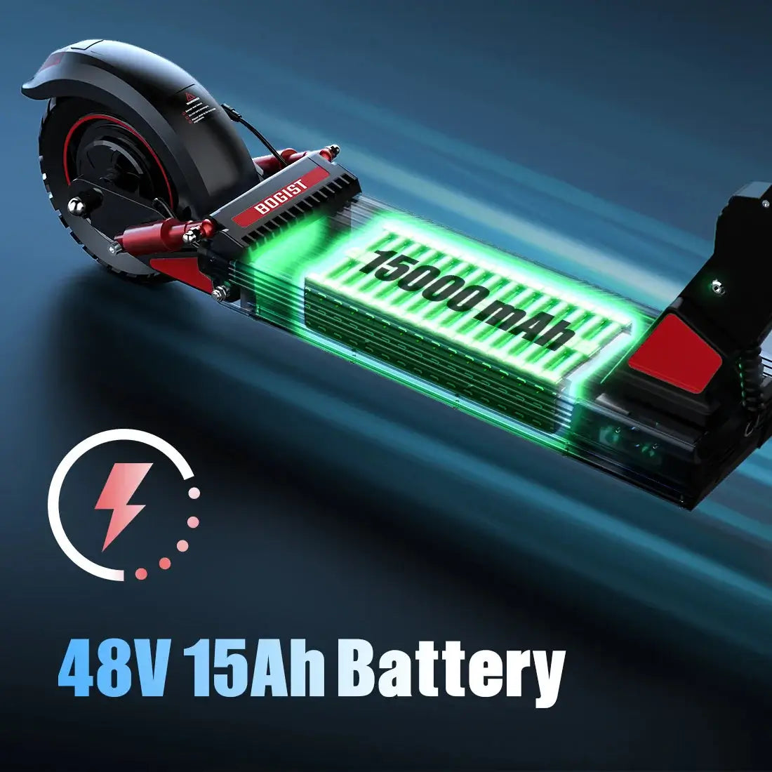 C1 Pro Faltbarer Elektroroller | Mit Kissen | Batterie 48V/13Ah | Reichweite 45km | Hochwertiger Elektroroller für Erwachsene | LED-Anzeige Aran Shop