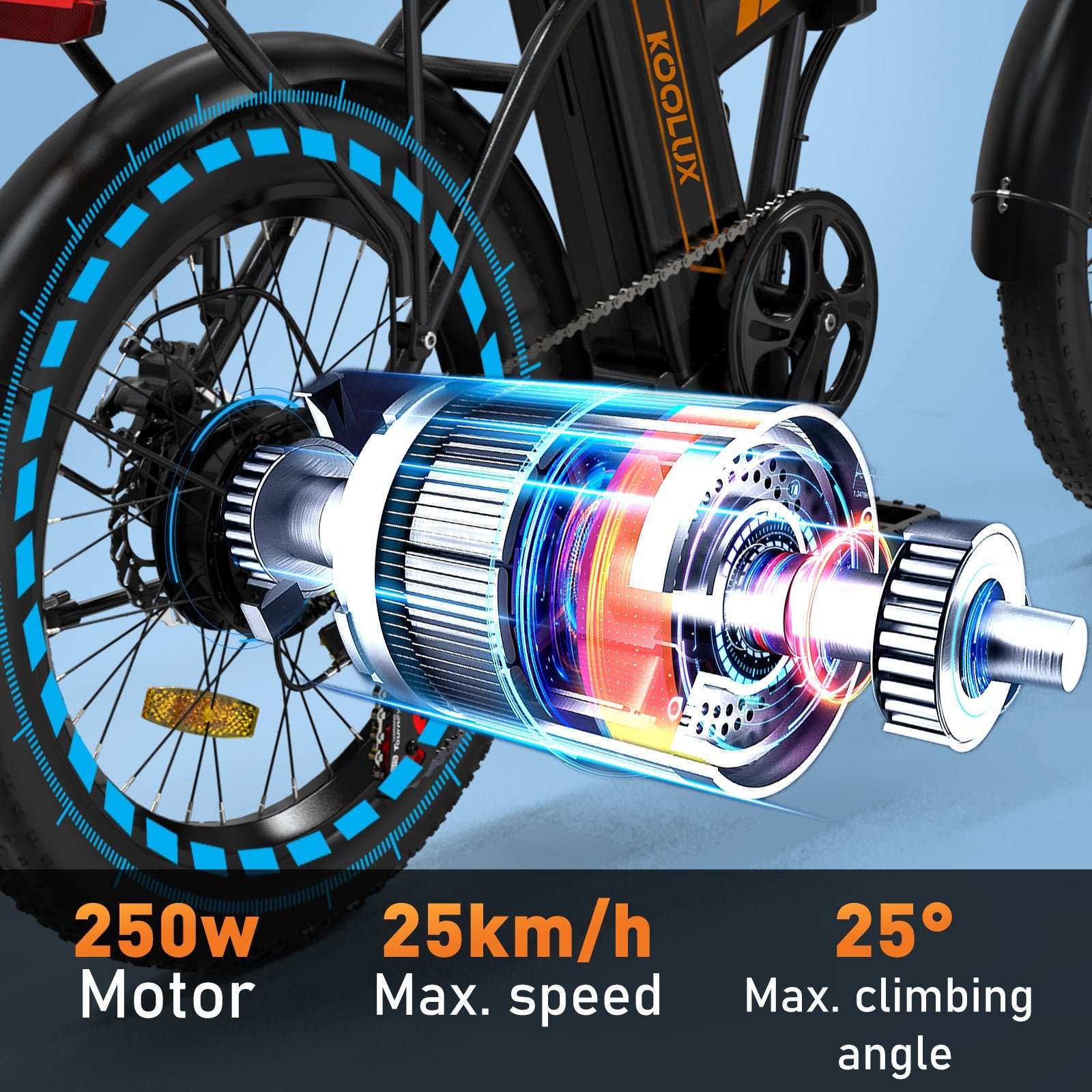 KOOLUX BK11 Folding E-bike - Image 4