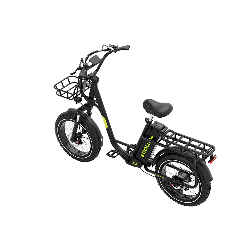 KOOLUX X7 48V 25Ah Cargo E-Bike – Elektrisches Lastenrad mit Hydraulischen Bremsen - Image 5